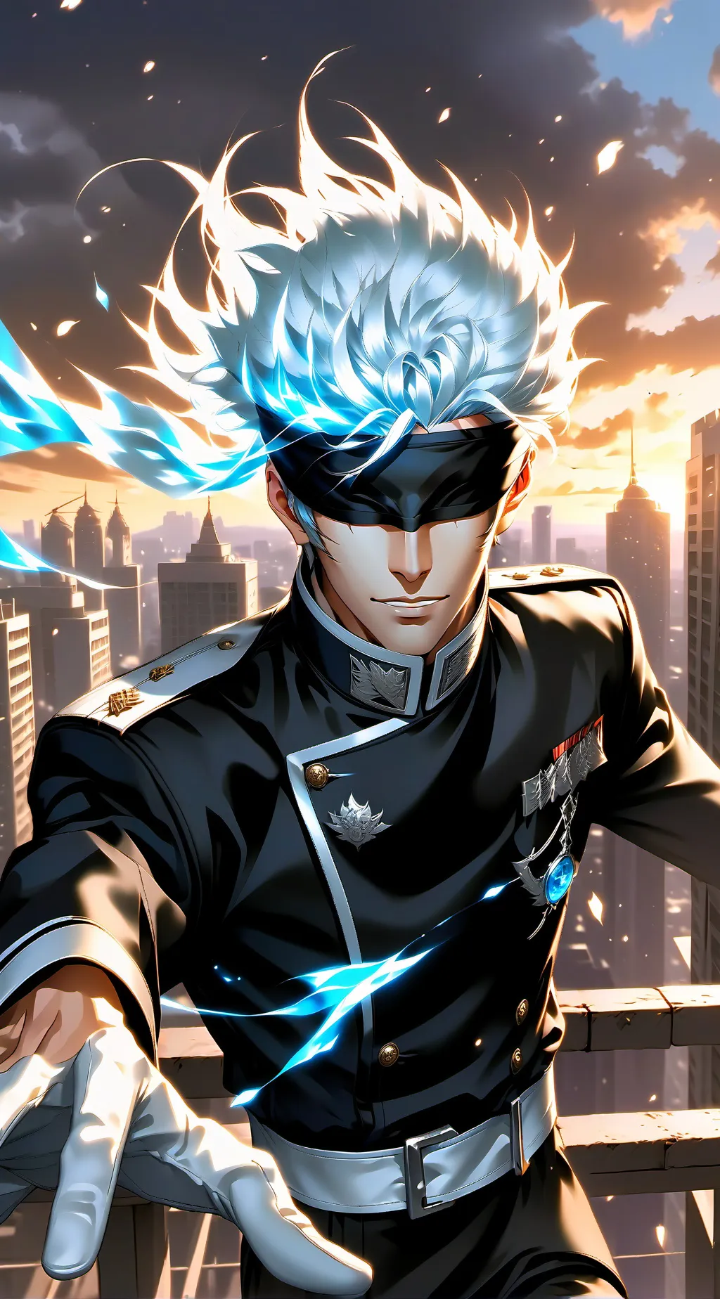 ai character: Satoru Gojo background