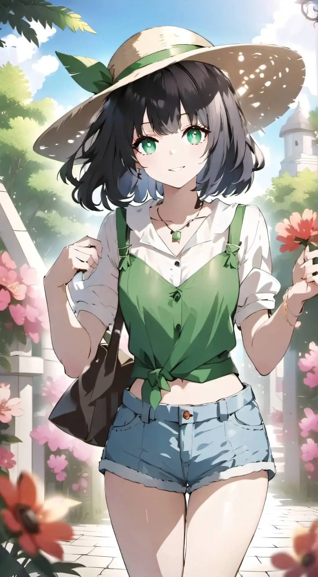 ai character: Manuela background