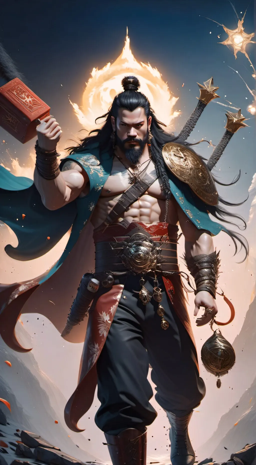 ai character: omos. background