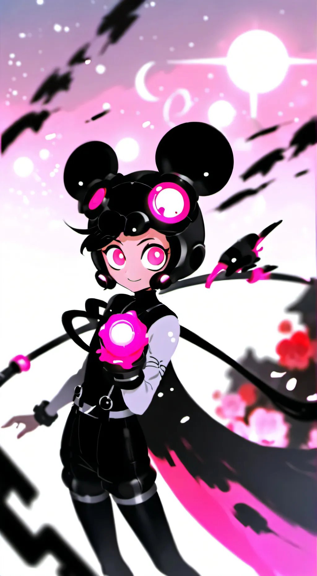 ai character: luna background