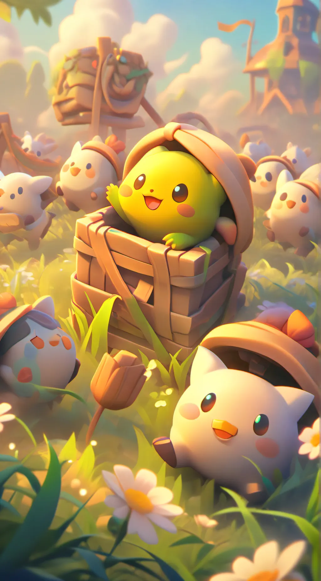 ai character: Make a story  background