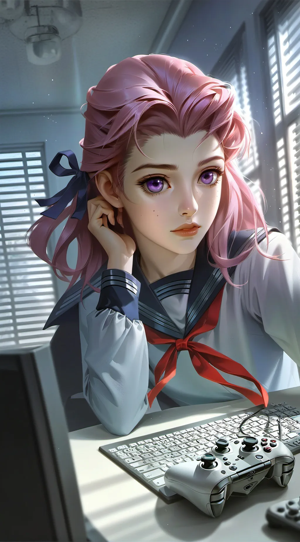 ai character: Mahiro Oyama background