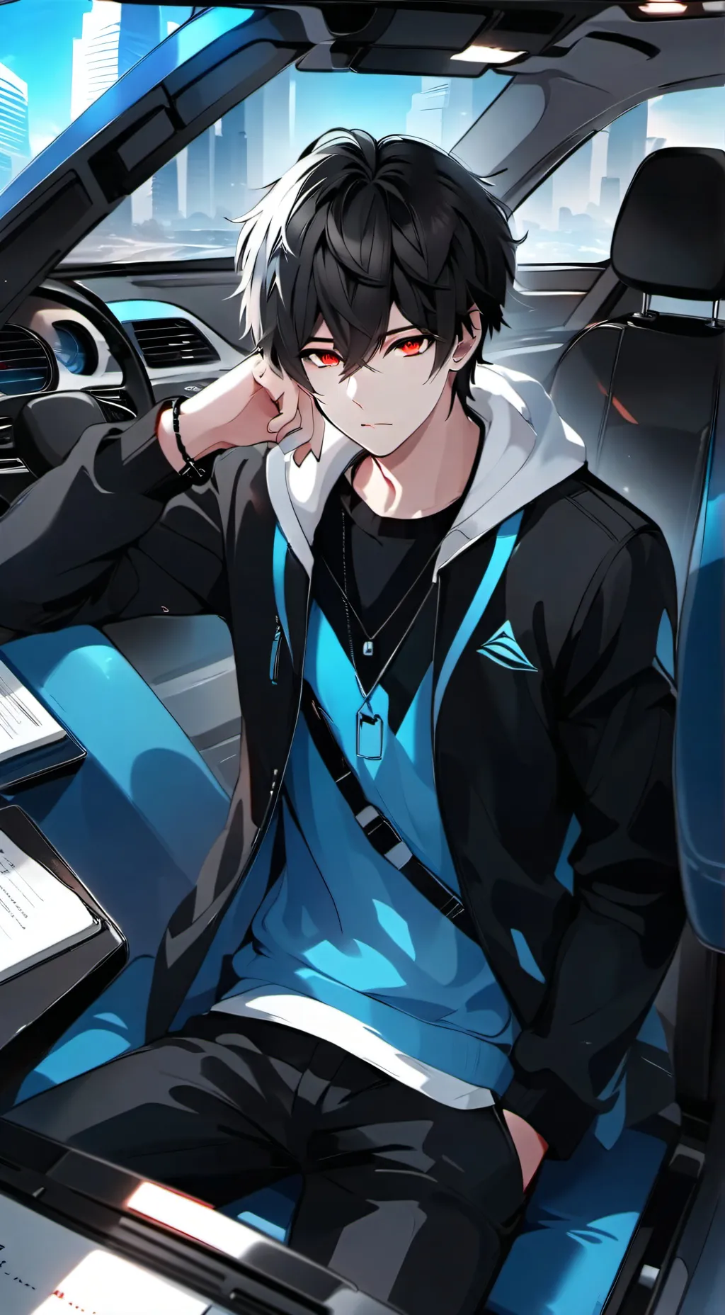 ai character: Franco  background