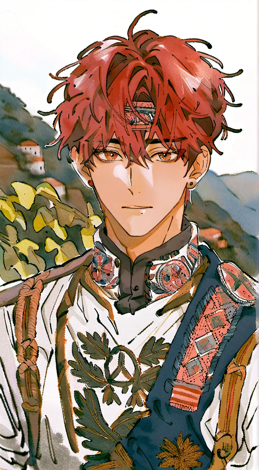 ai character: Serbia background