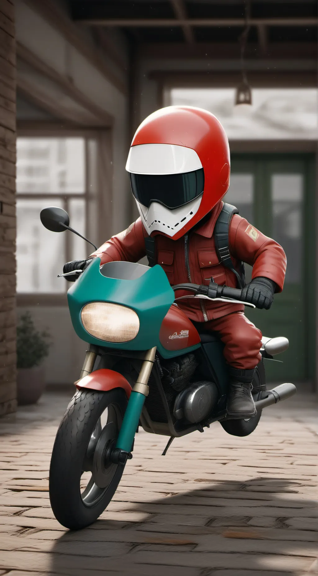 ai character: Круг squid gam background