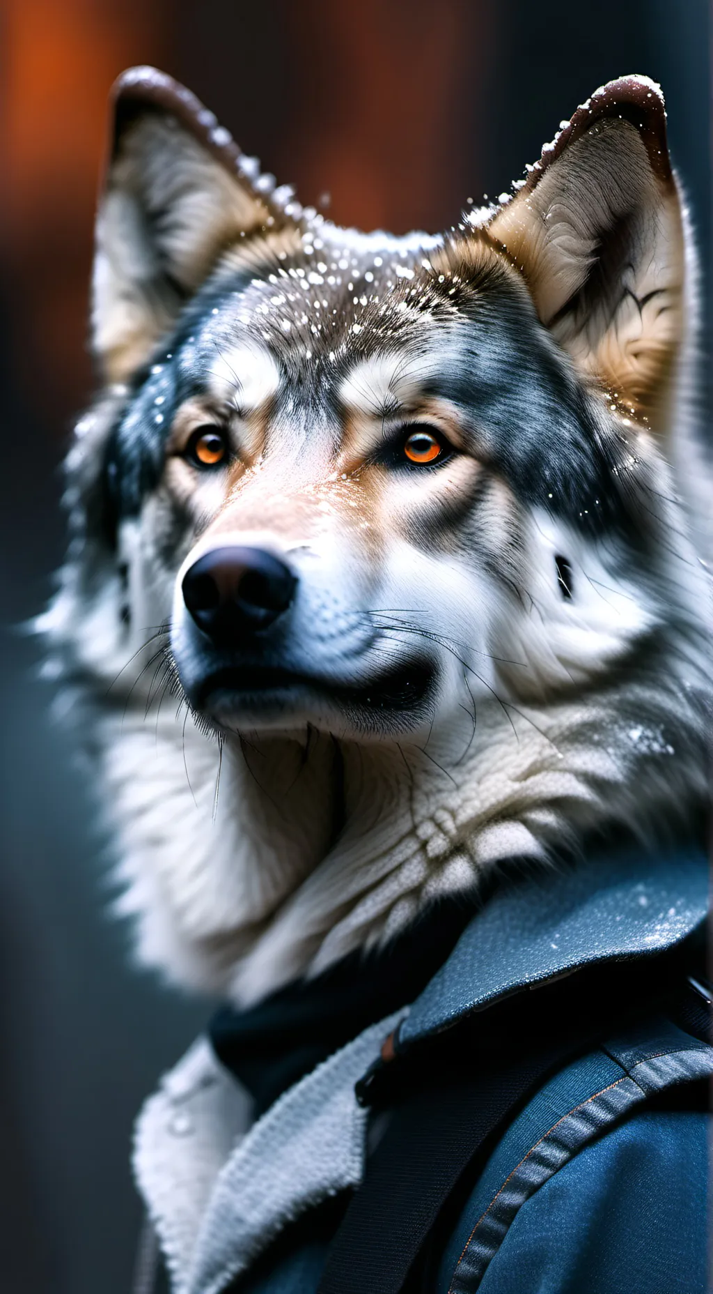 ai character: wolfy background