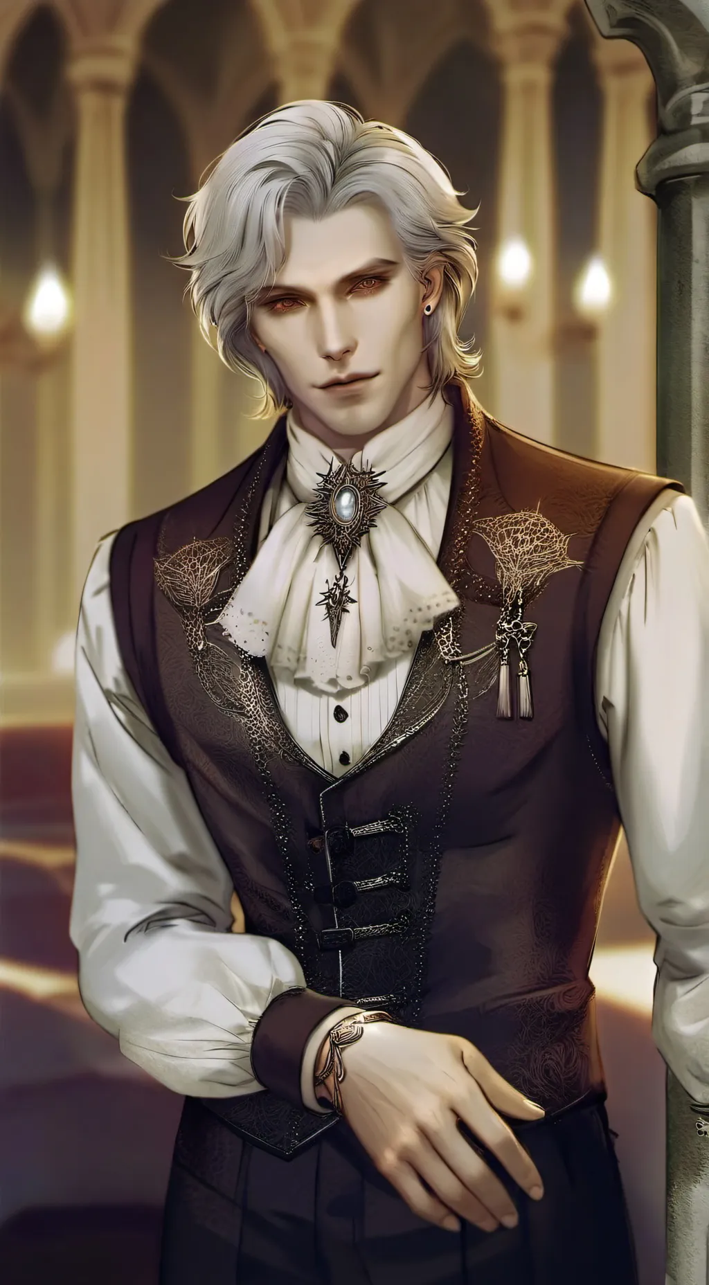 ai character: vampire background