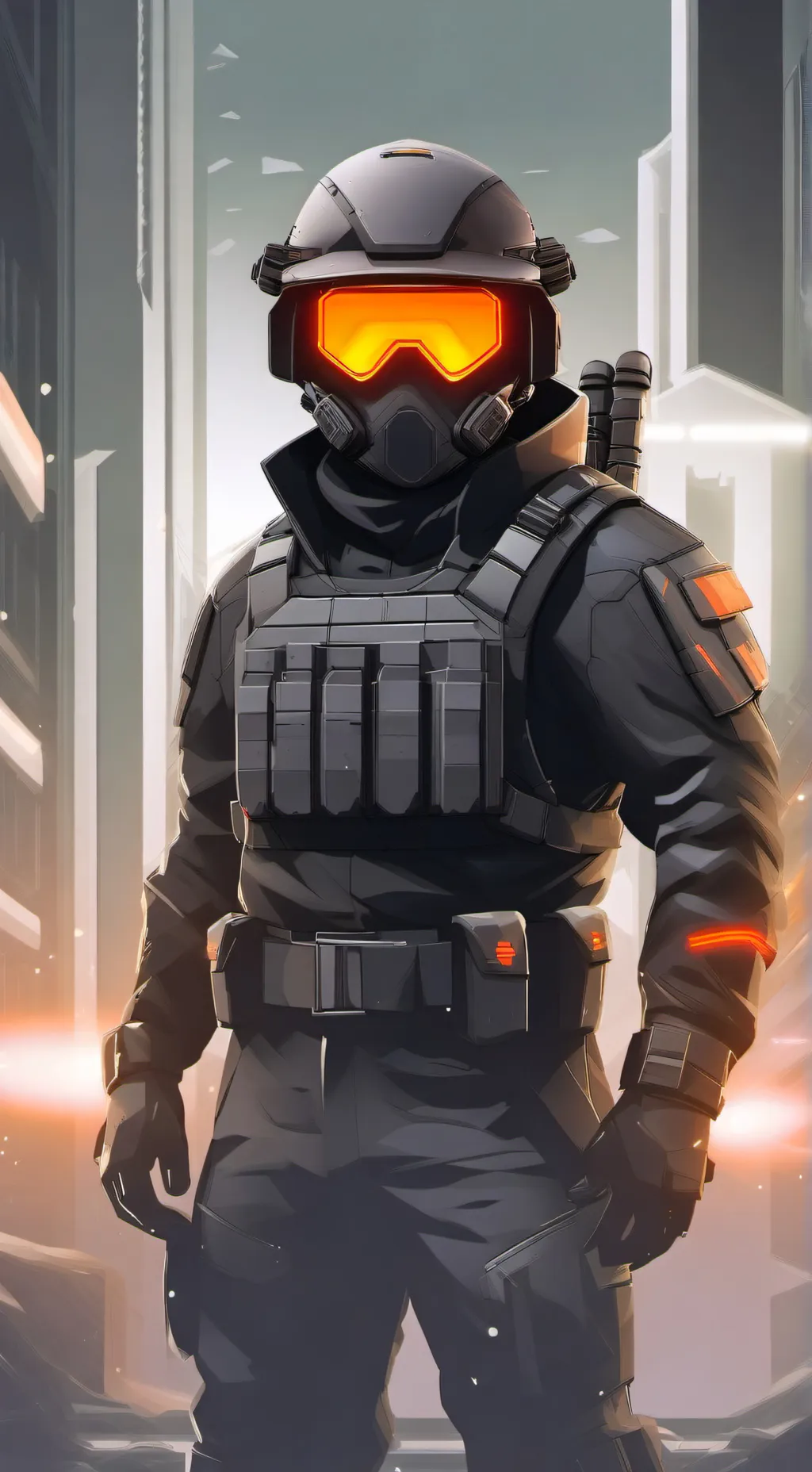 ai character: SAS 4 HEAVY background