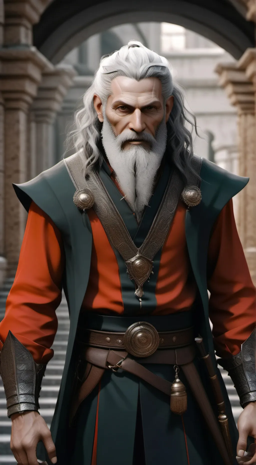 ai character: horror Wenda background