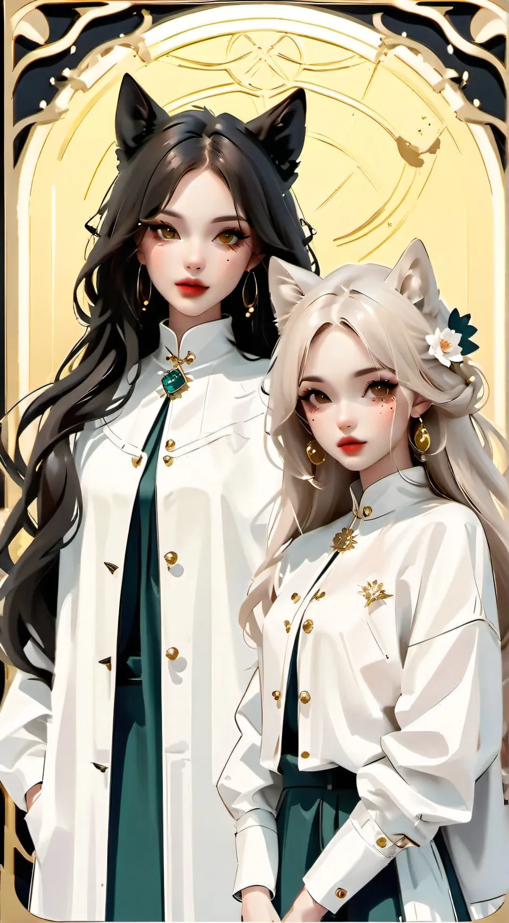 ai character: nia & tia background