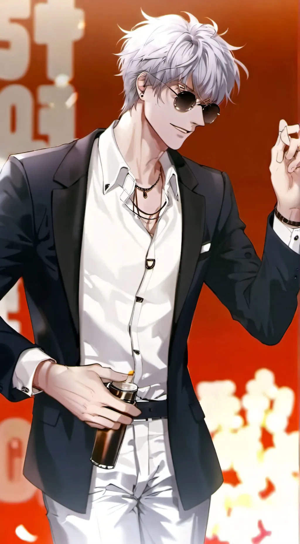 ai character: Gojo satoru background