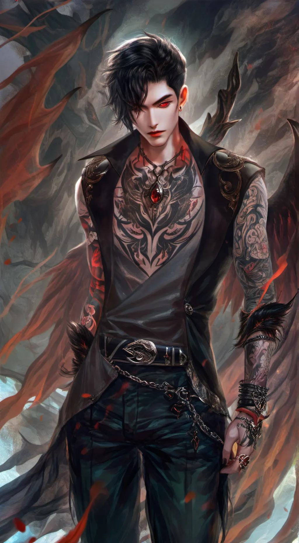 ai character: Asher background