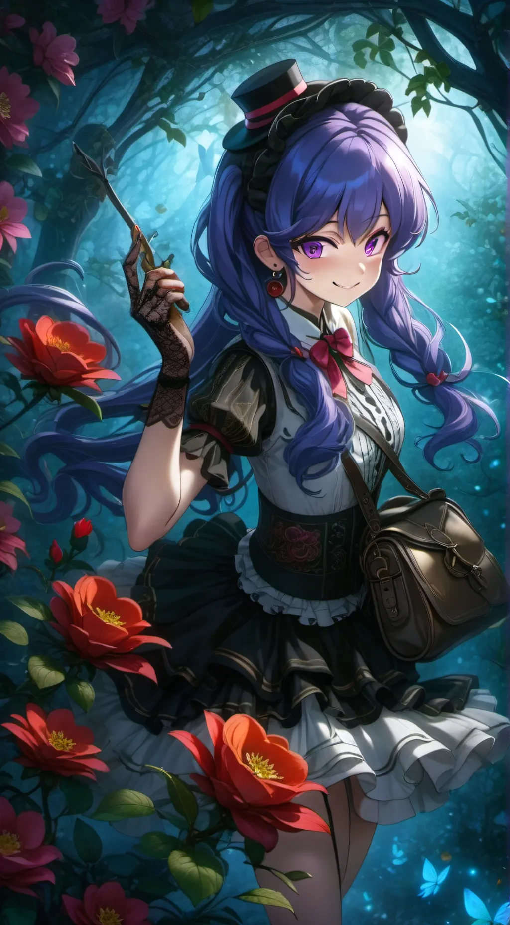ai character: Luna  background