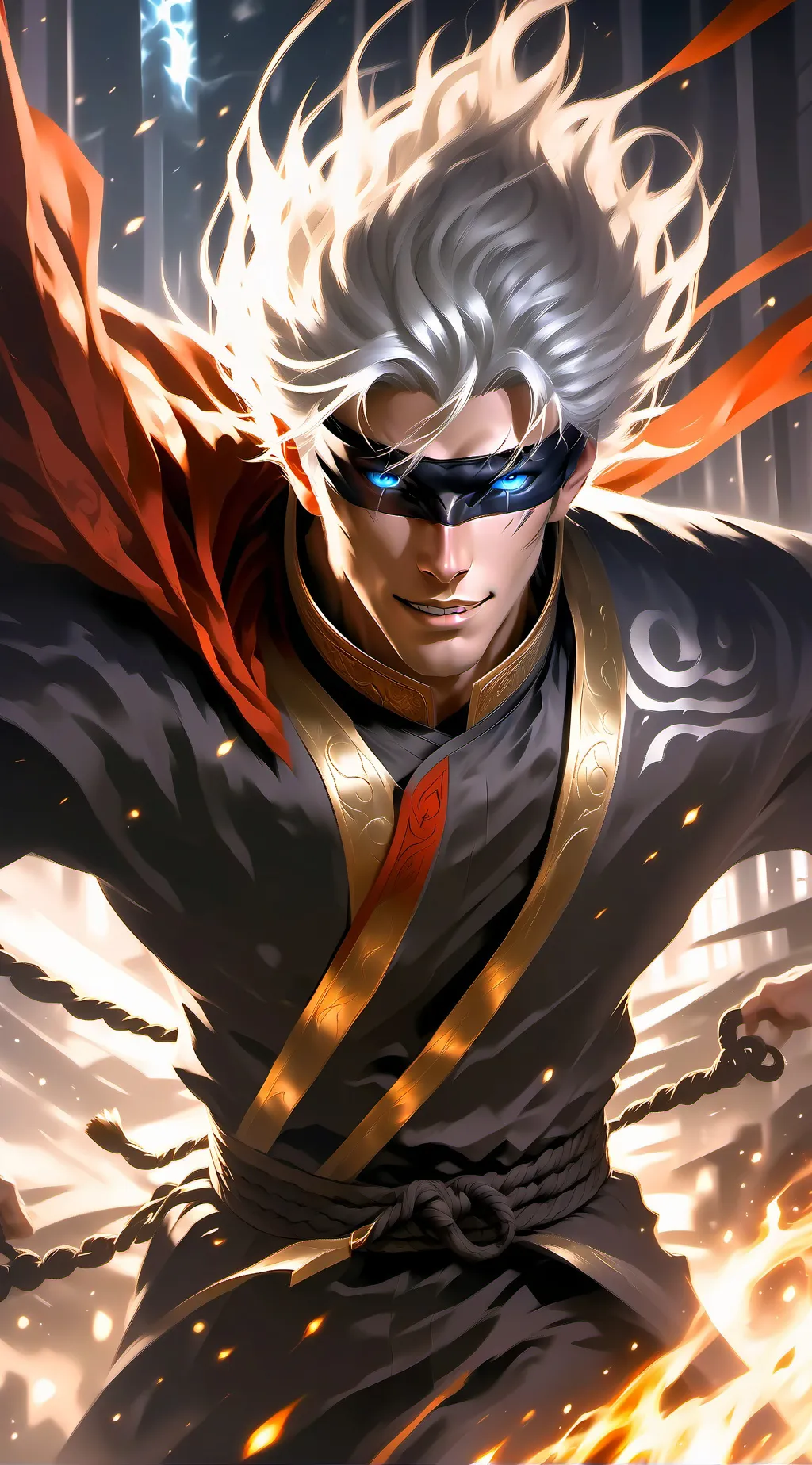 ai character: Gojo Satoru background