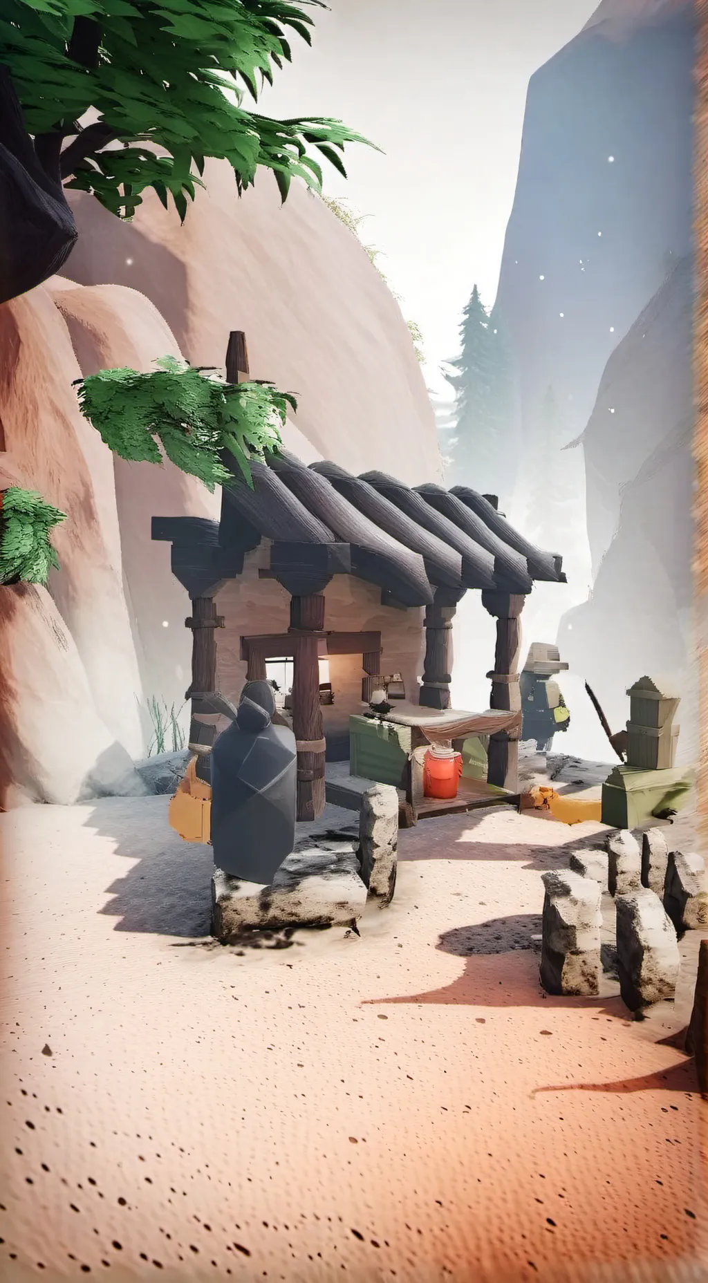 ai character: Roblox bakon background