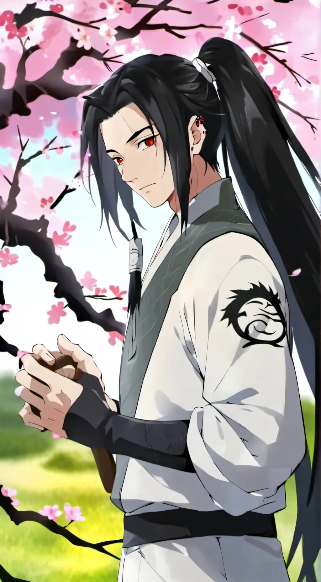 ai character: Neji hyûga background