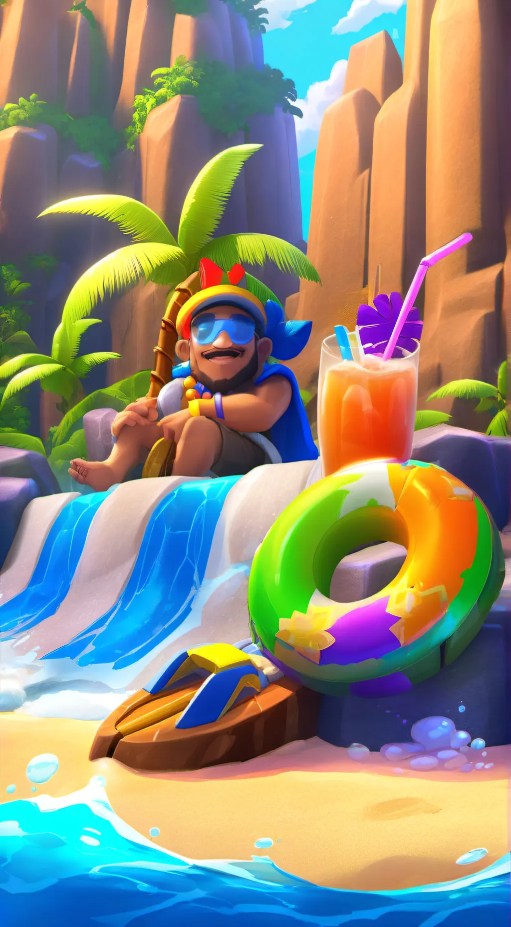 ai character: DC Hawaii background