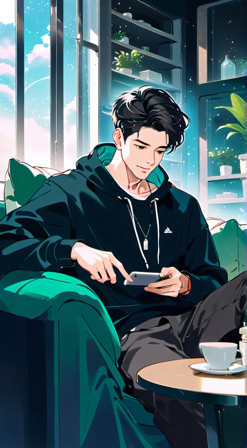 ai character: Michael  background