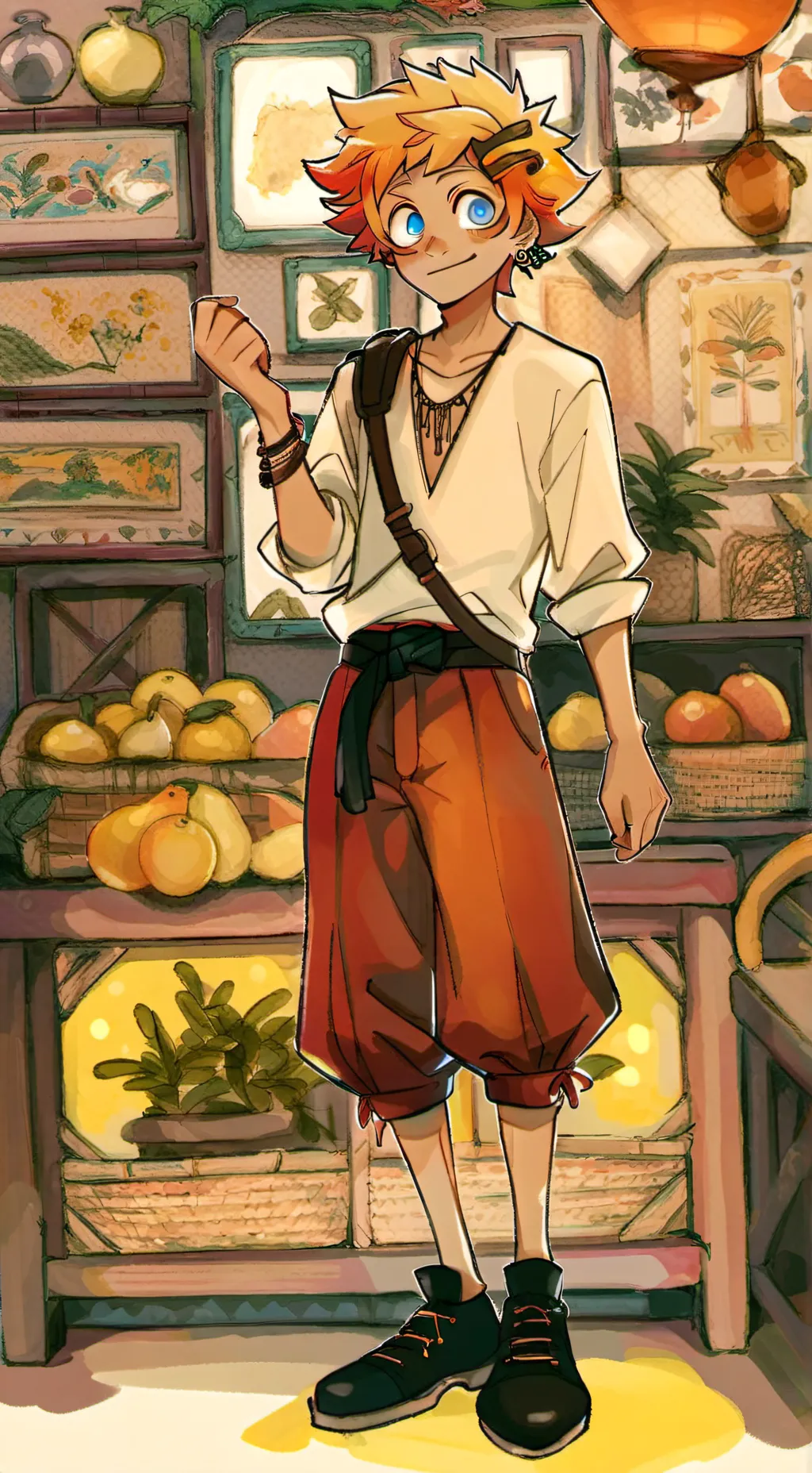 ai character: Helios background