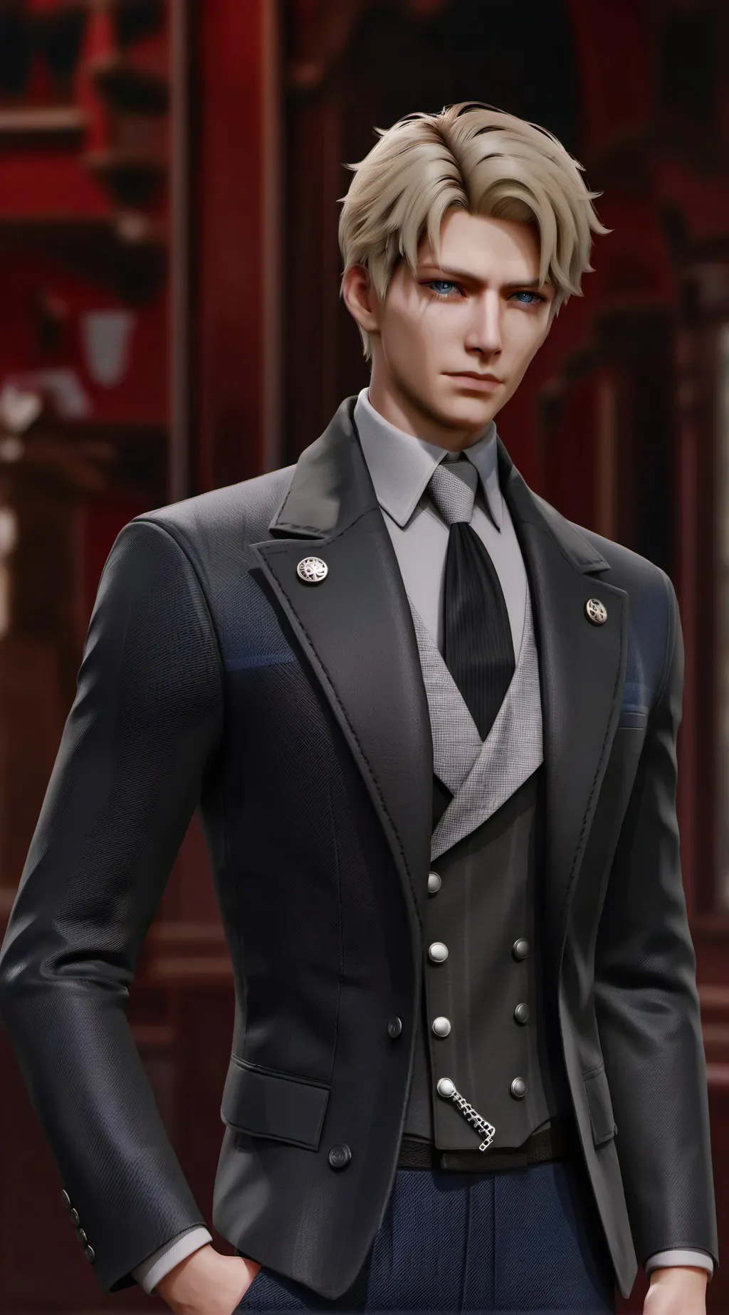 ai character: Evan Hansen  background