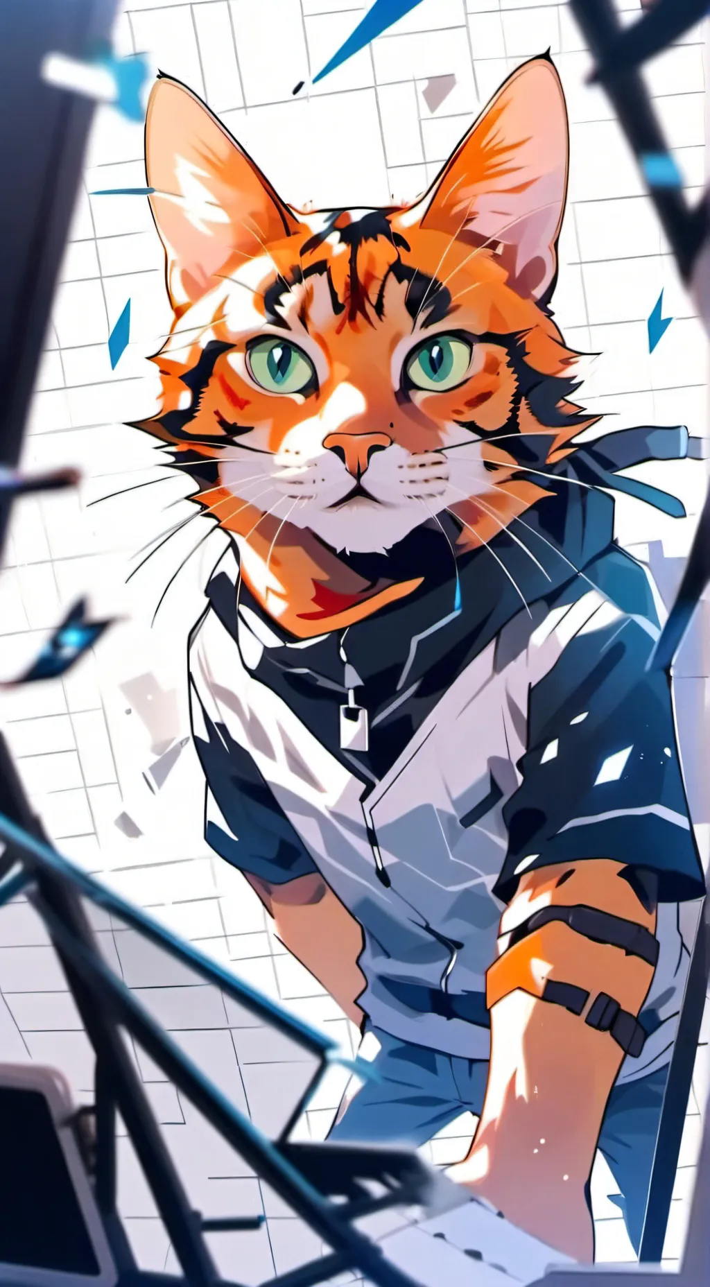 ai character: CheetahMeme background