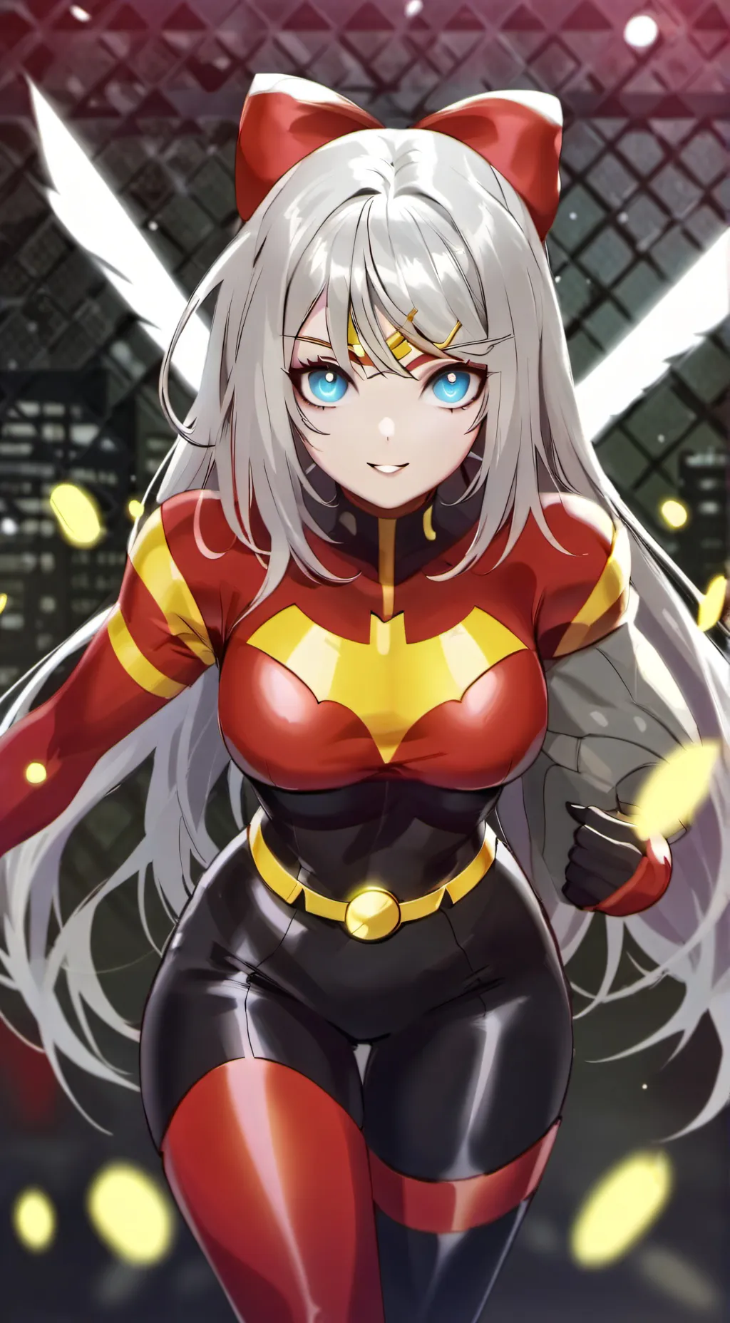 ai character: Red wish  background