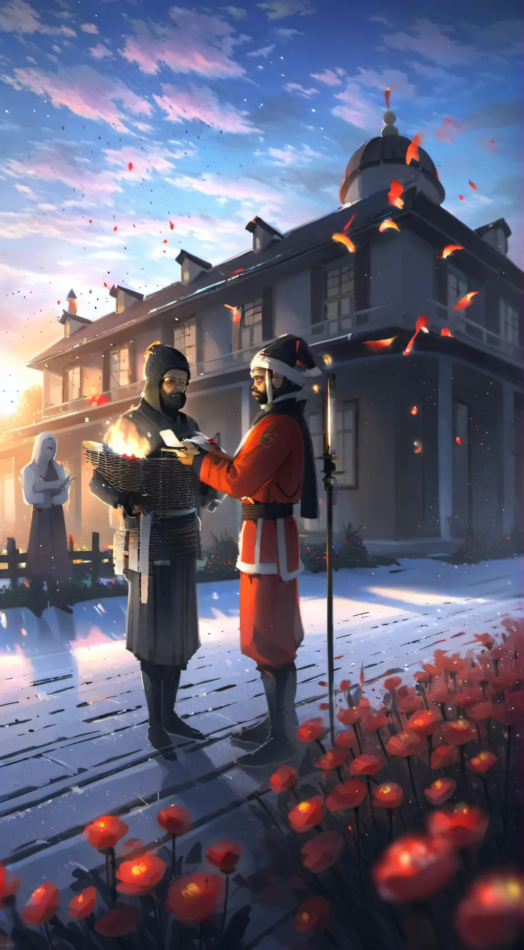 ai character: child labor 💀  background