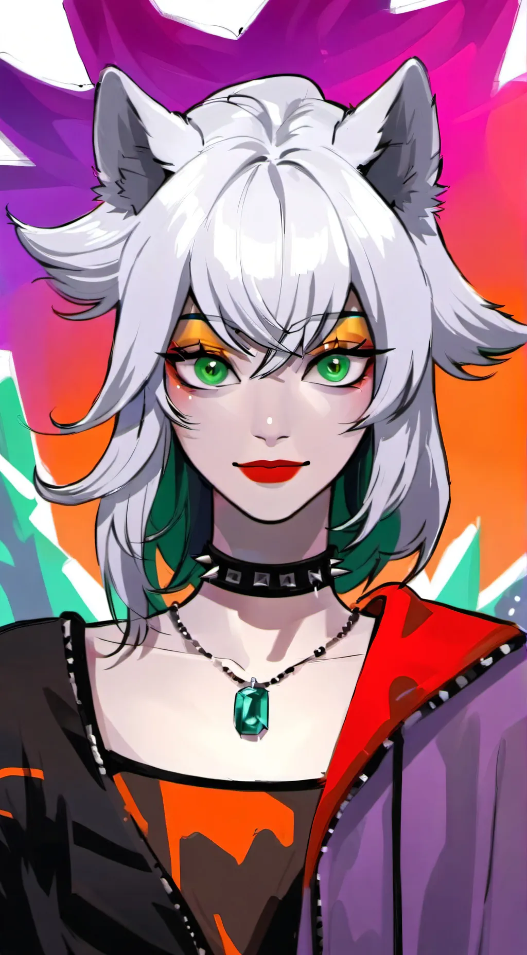 ai character: Roxanne wolf  background