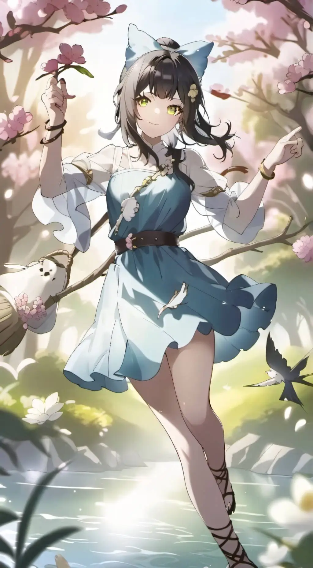 ai character: ella background