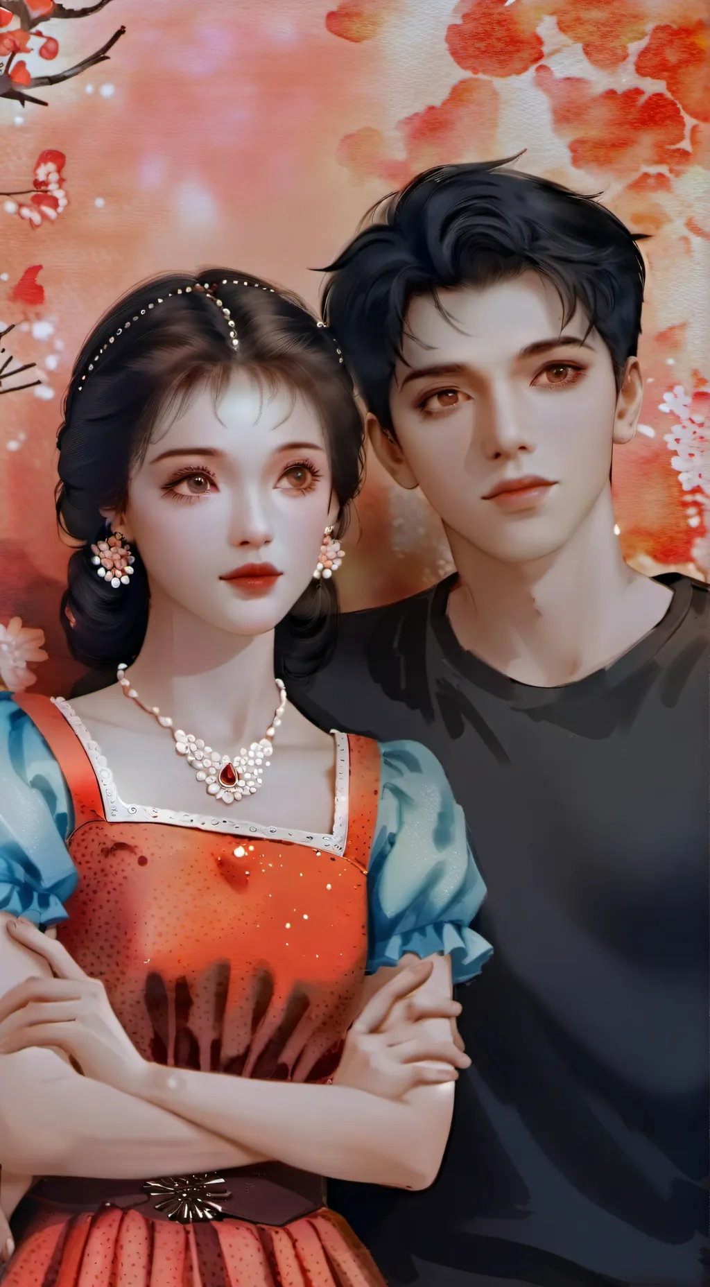 ai character: Lia and Liam background