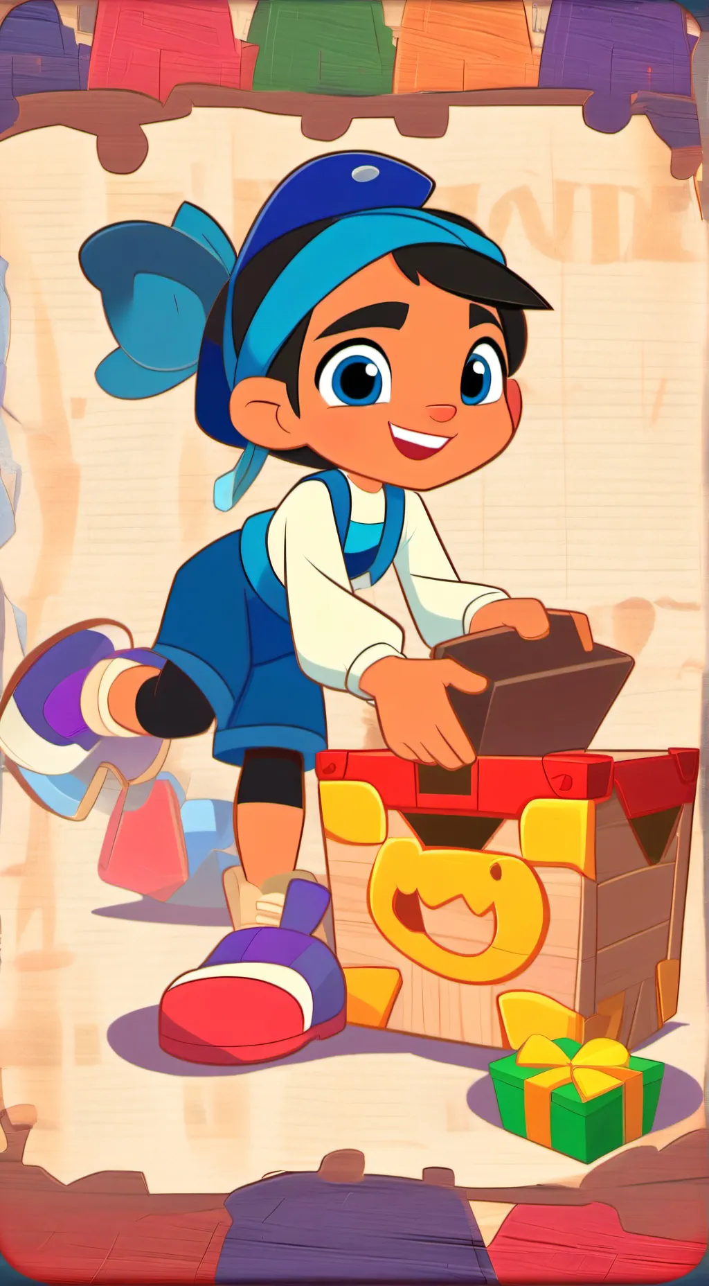 ai character: Total Dramarama background