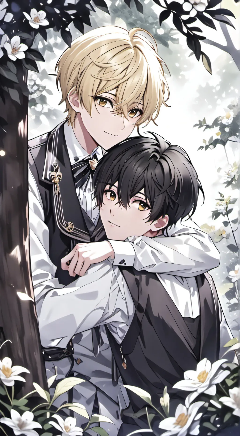 ai character: solangelo  background