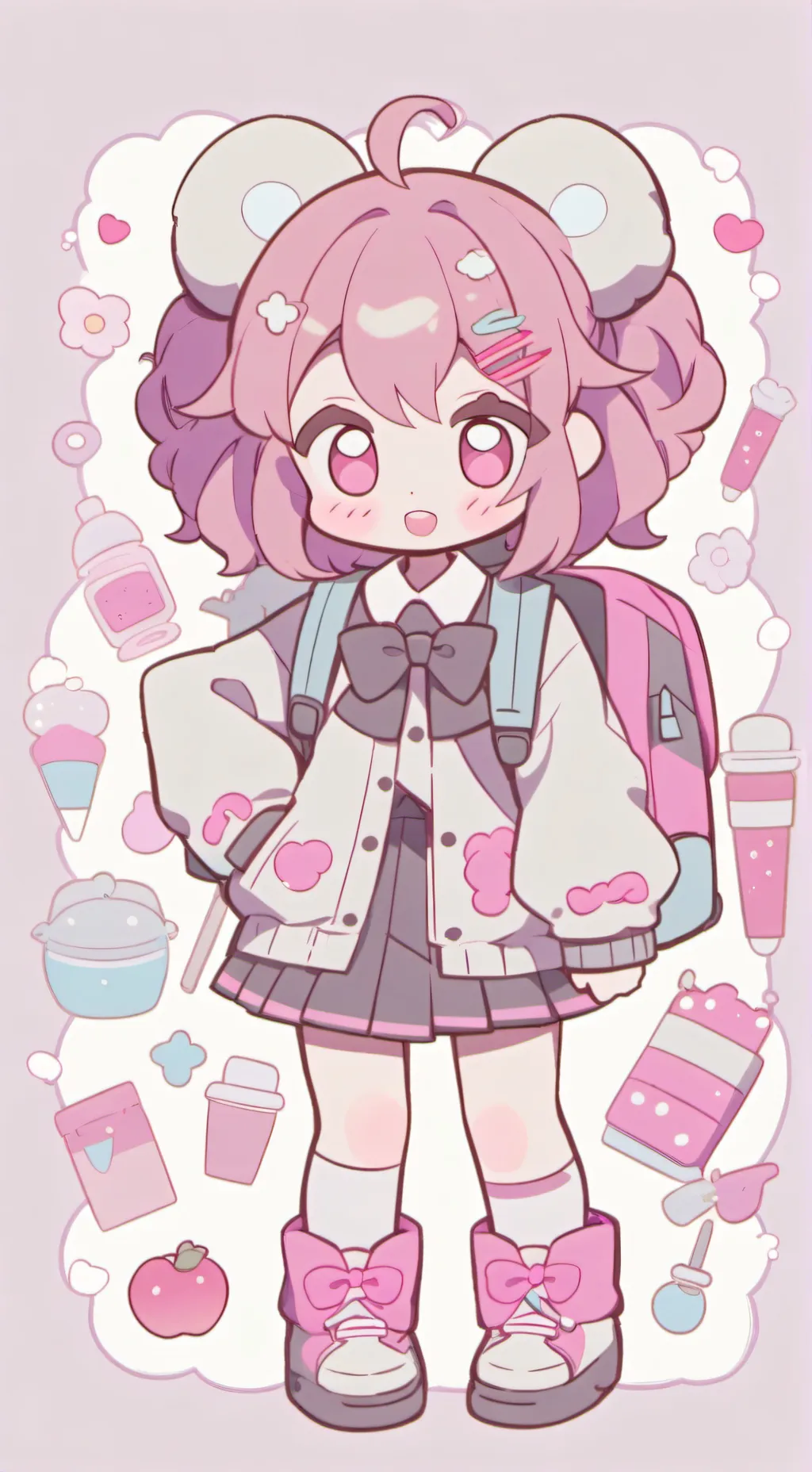 ai character: kny boys background