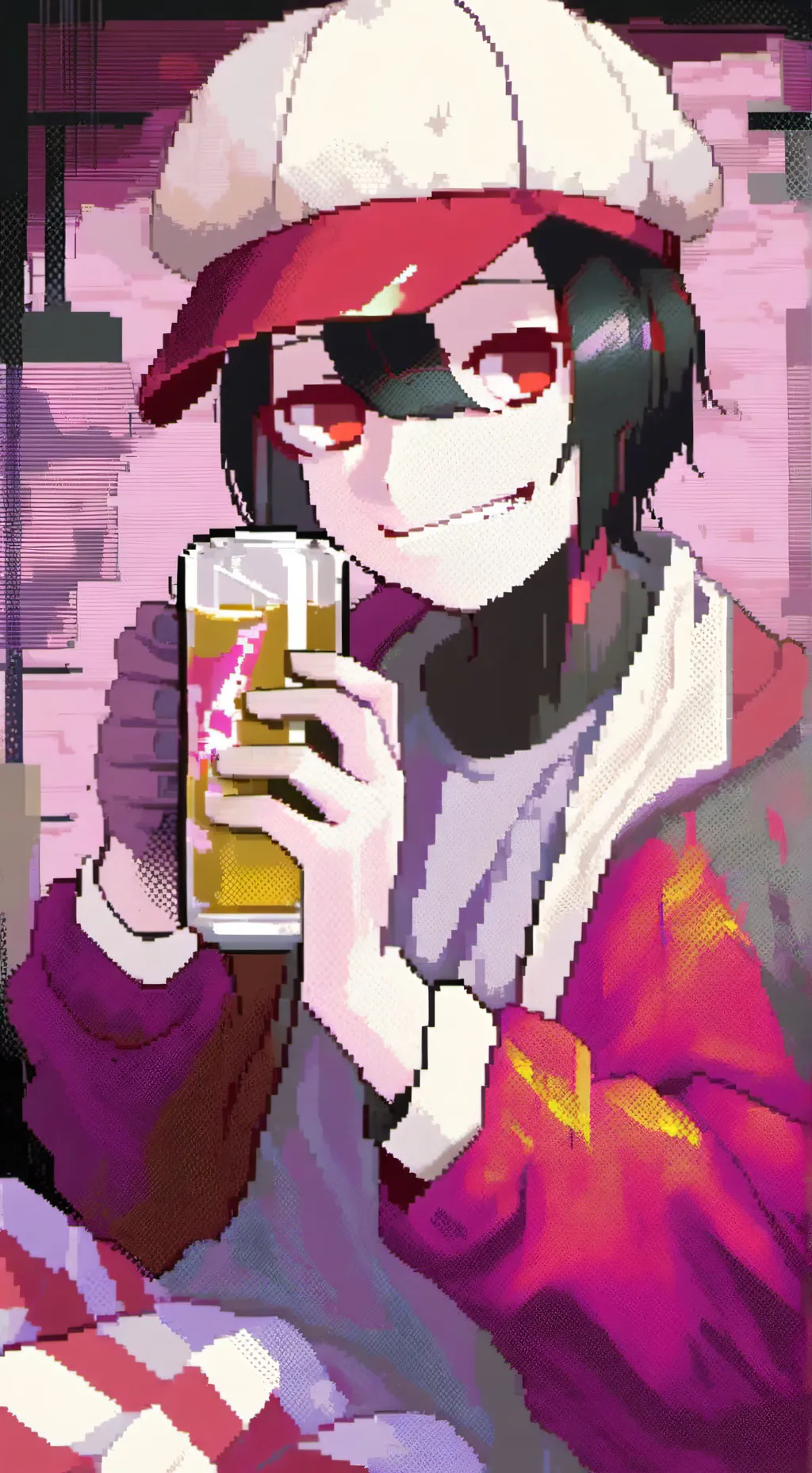 ai character: CH x HH background