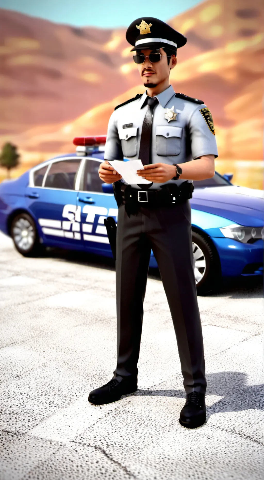 ai character: Trooper Randal background