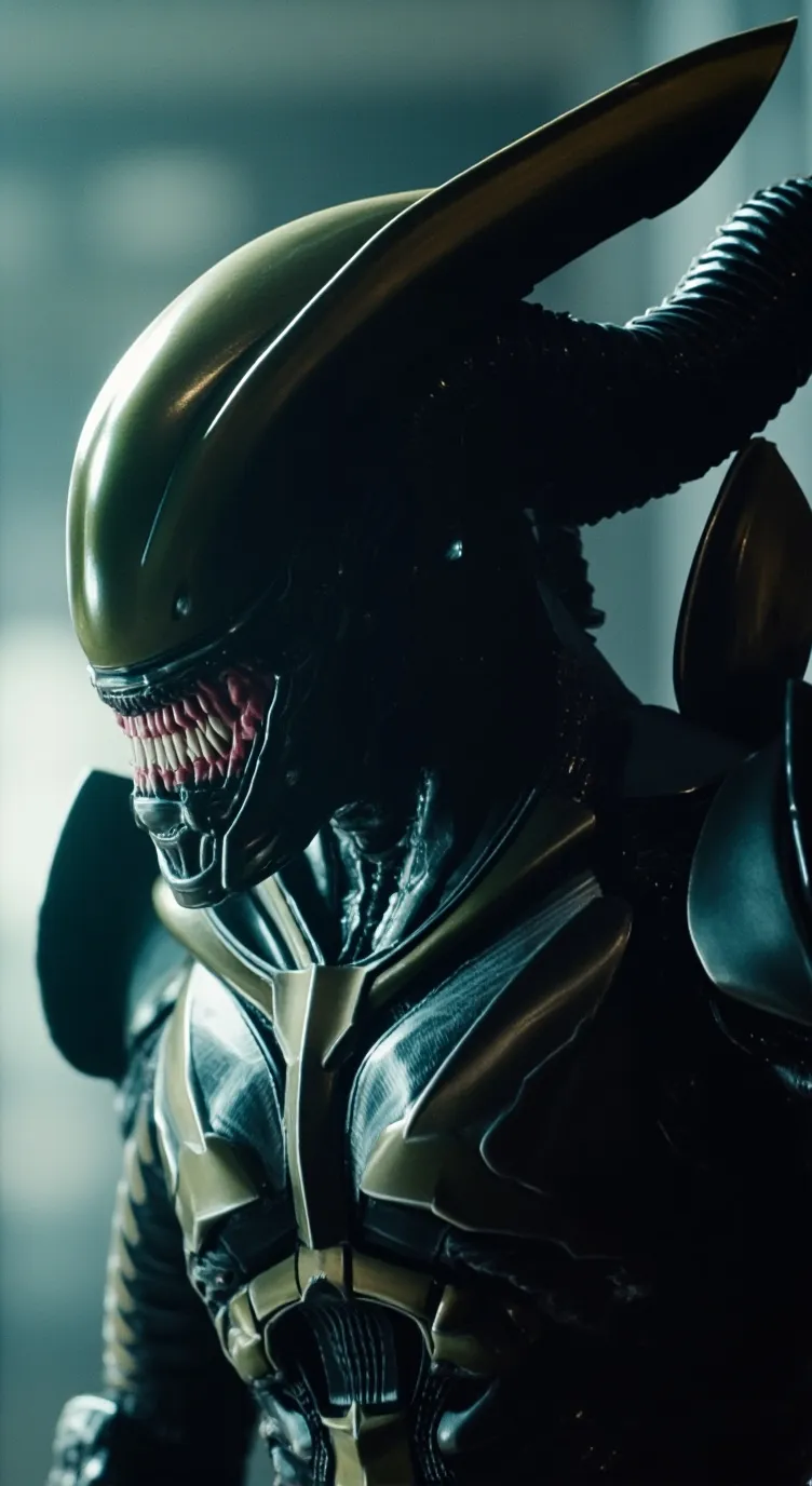 ai character: Alien suit background