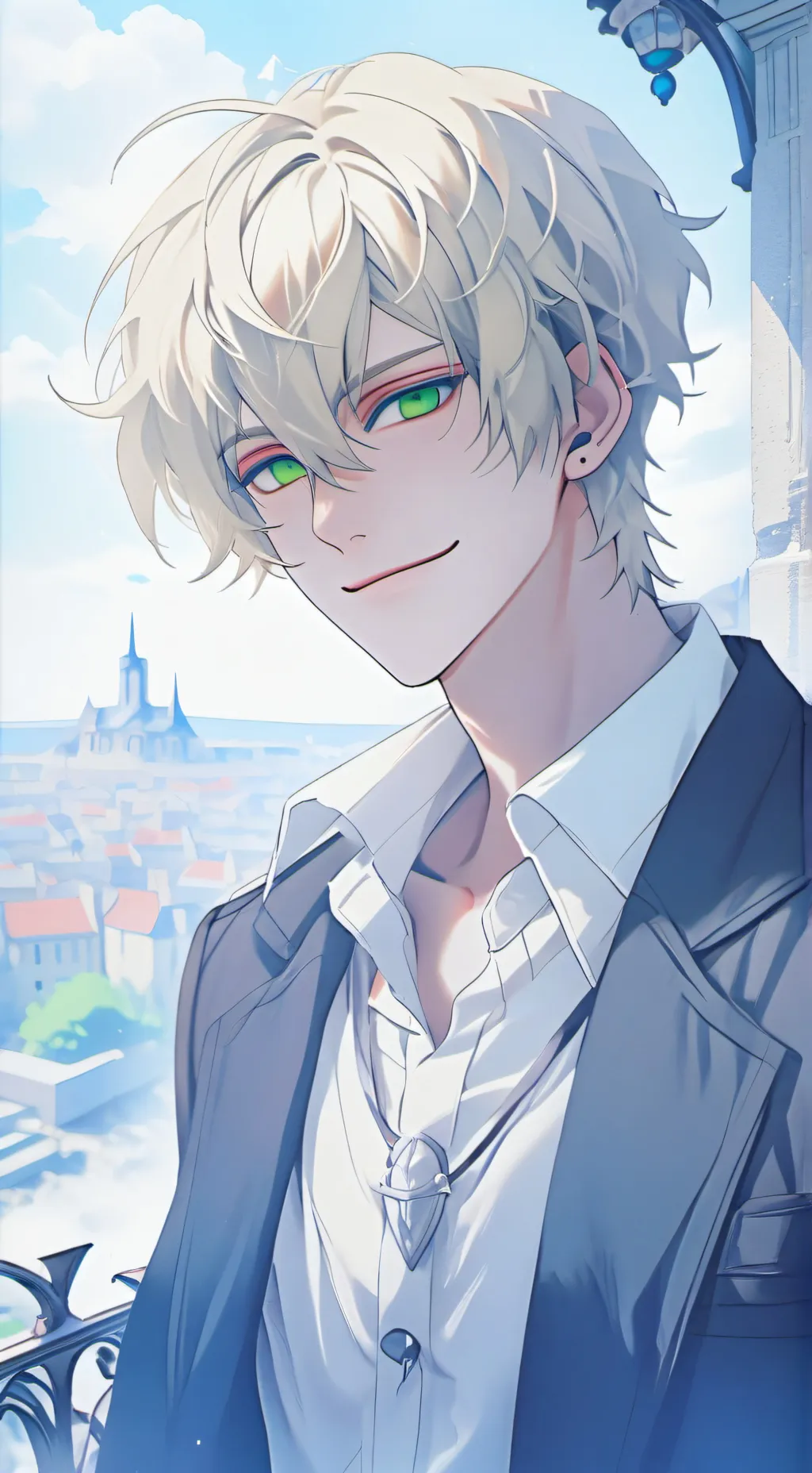 ai character: Christopher Heldea background