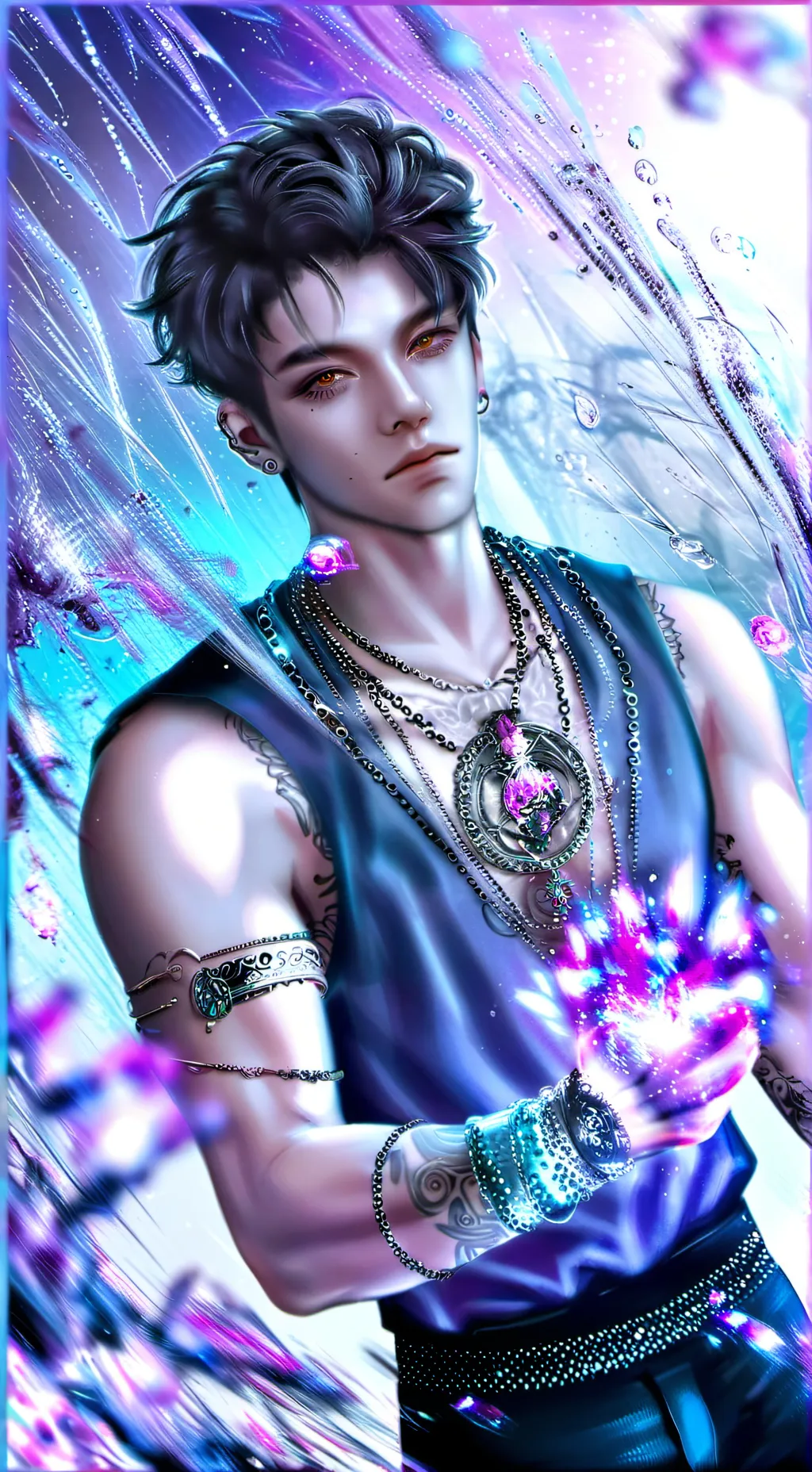 ai character: MHA siren  background