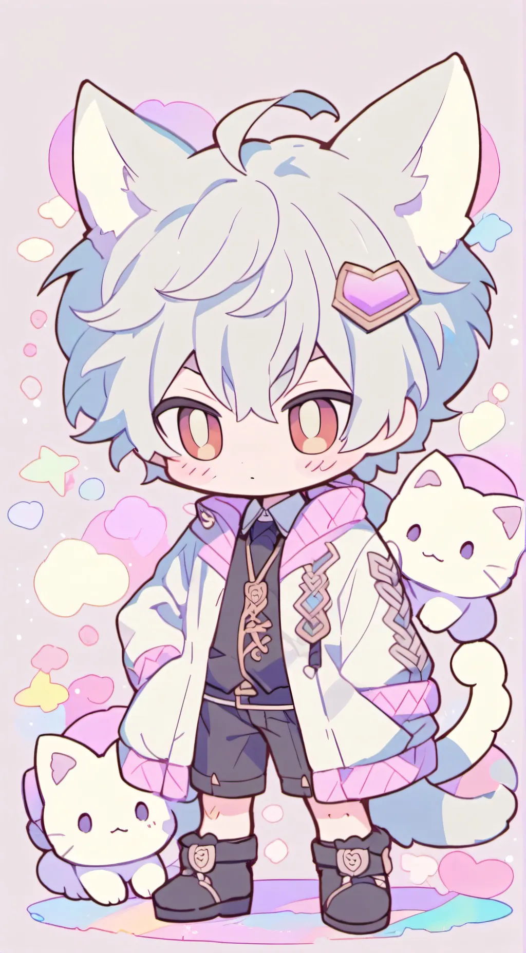 ai character: Mr blon background