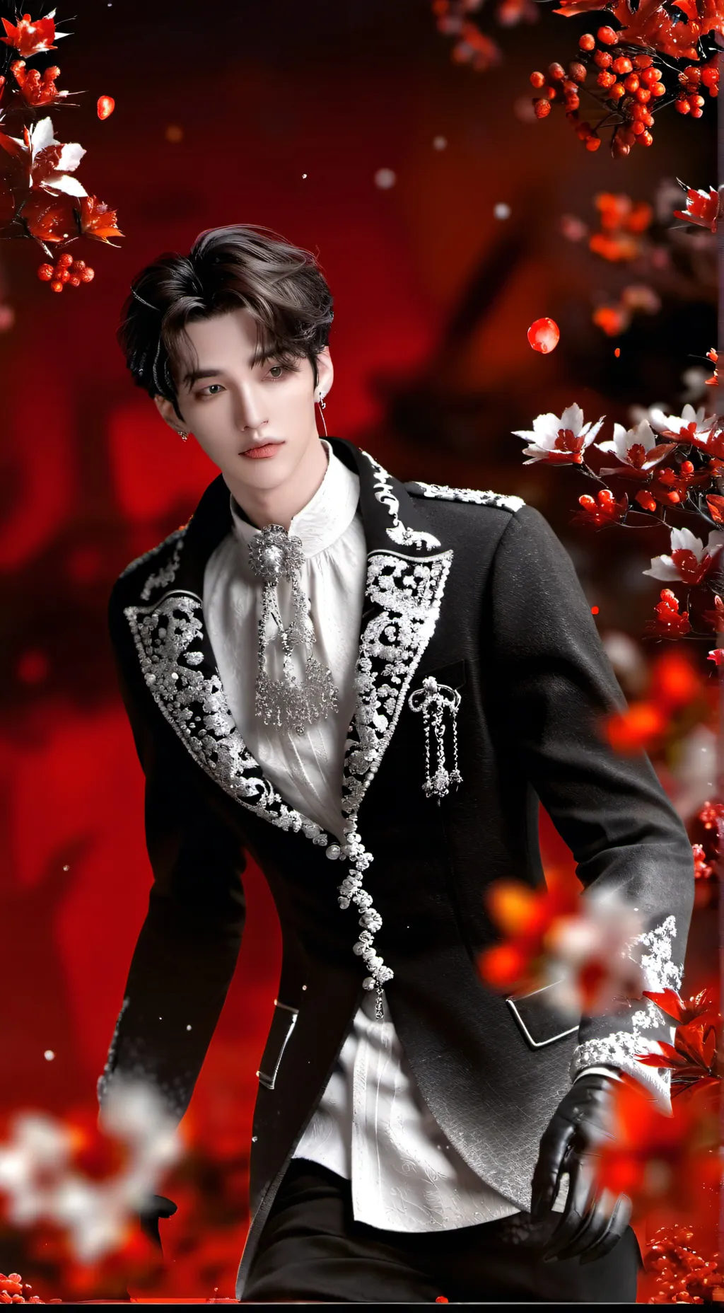 ai character: vampire prince  background