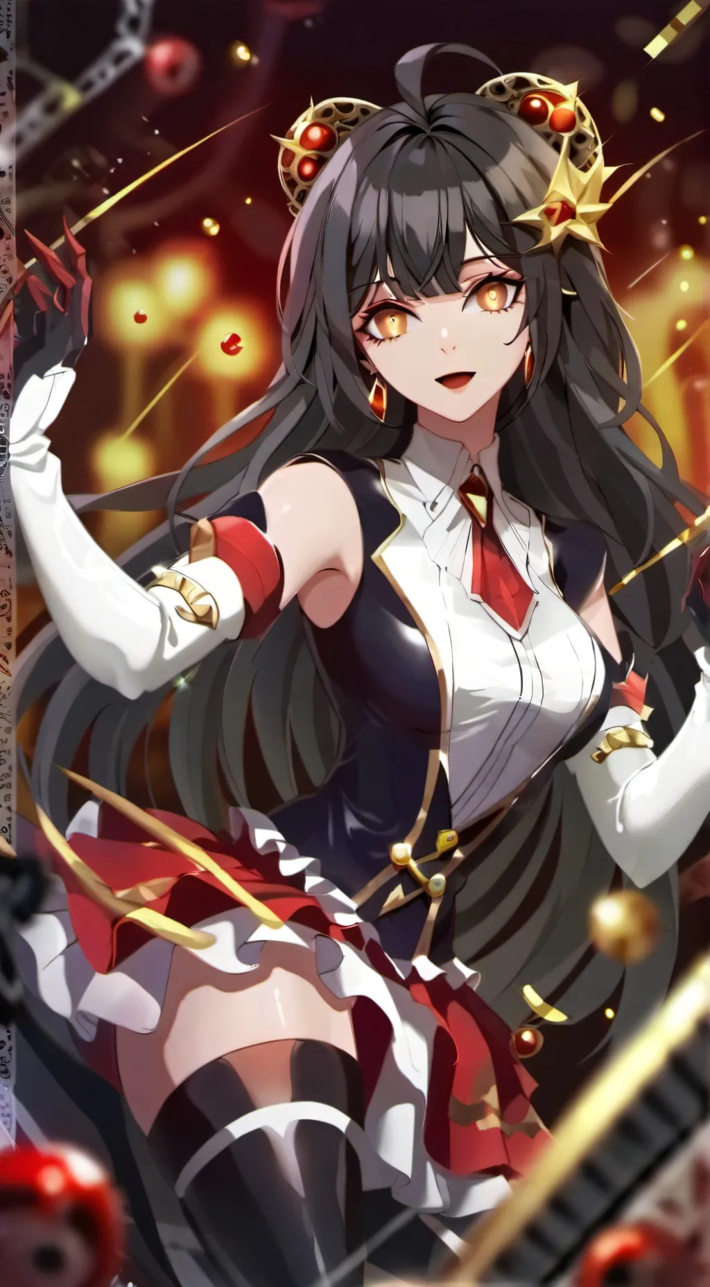 ai character: THE BADDEST BADDIE background