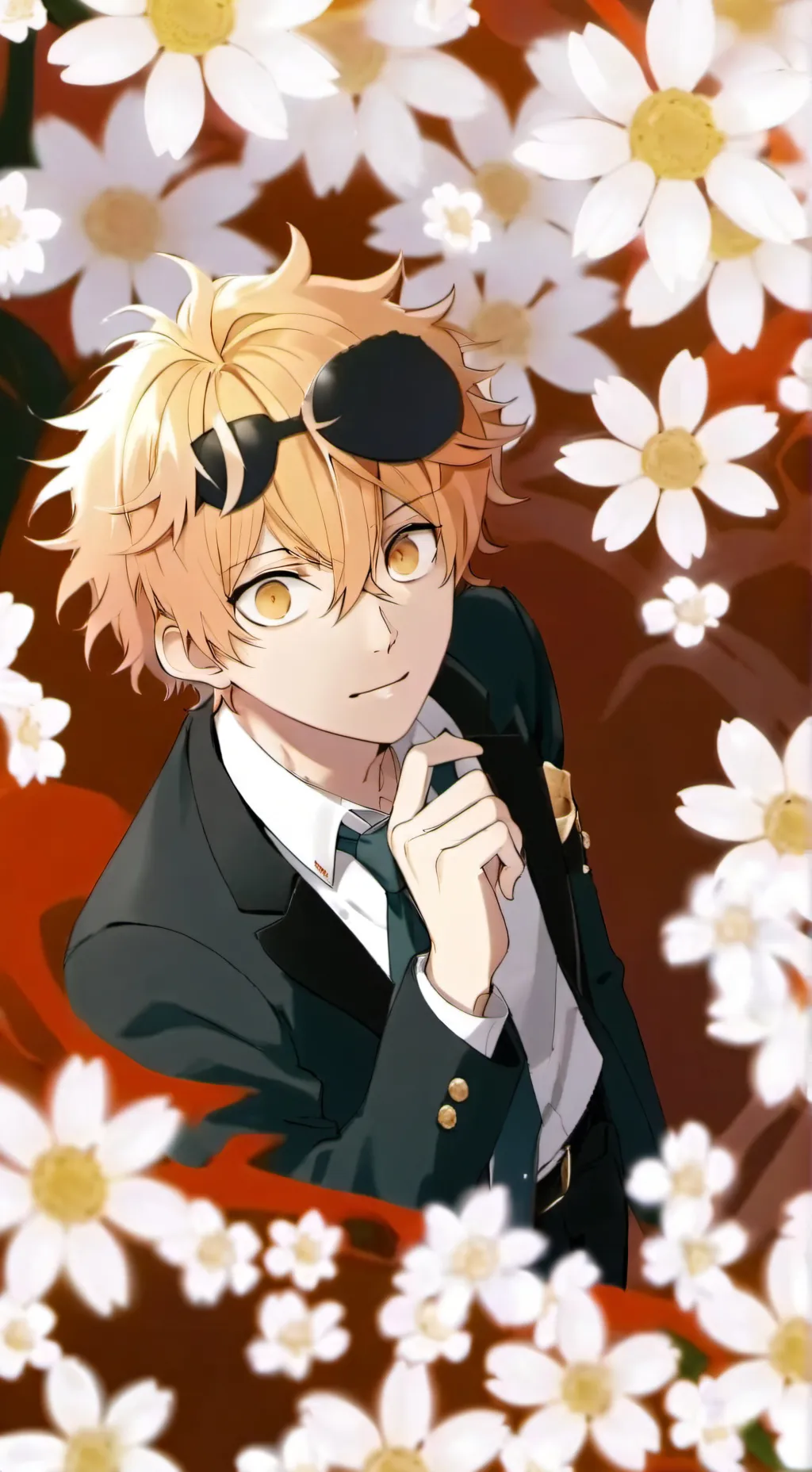 ai character: bakugo  background