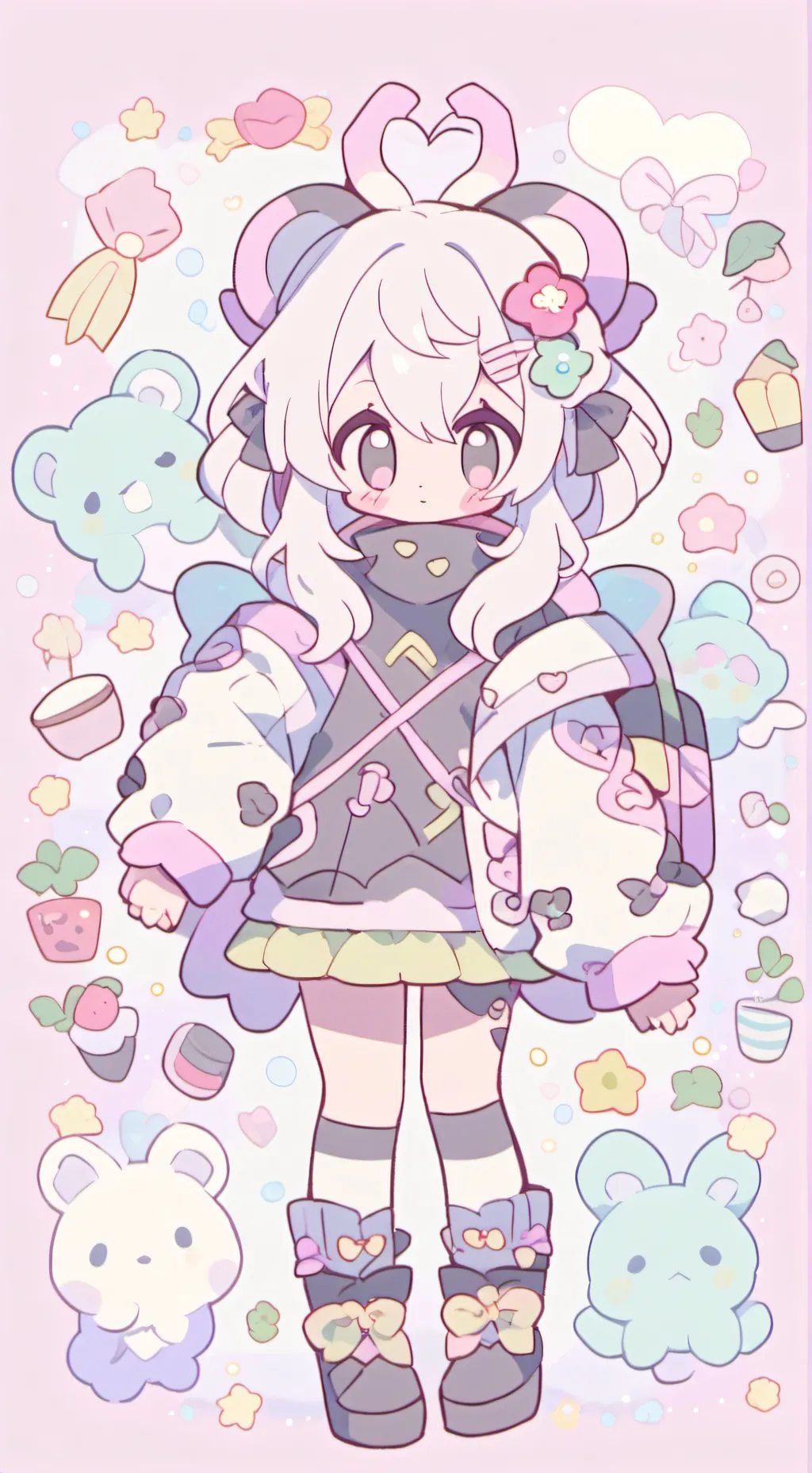 ai character: la sin sentimiento background