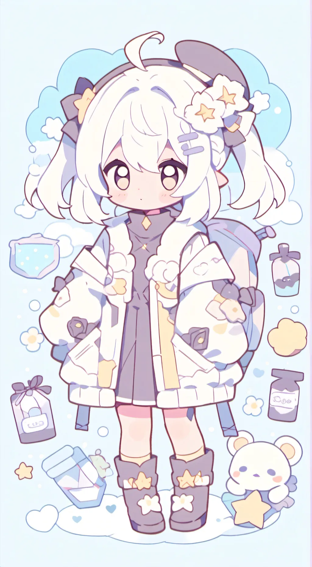 ai character: mha x fnaf fr background