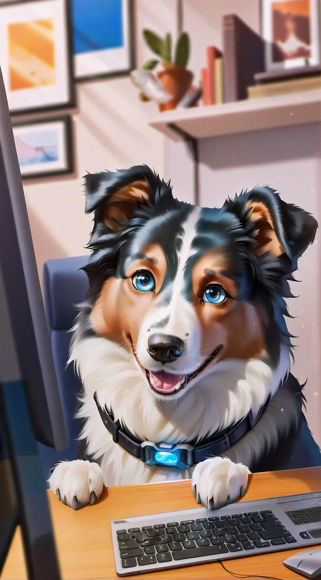 ai character: Bitmoji background