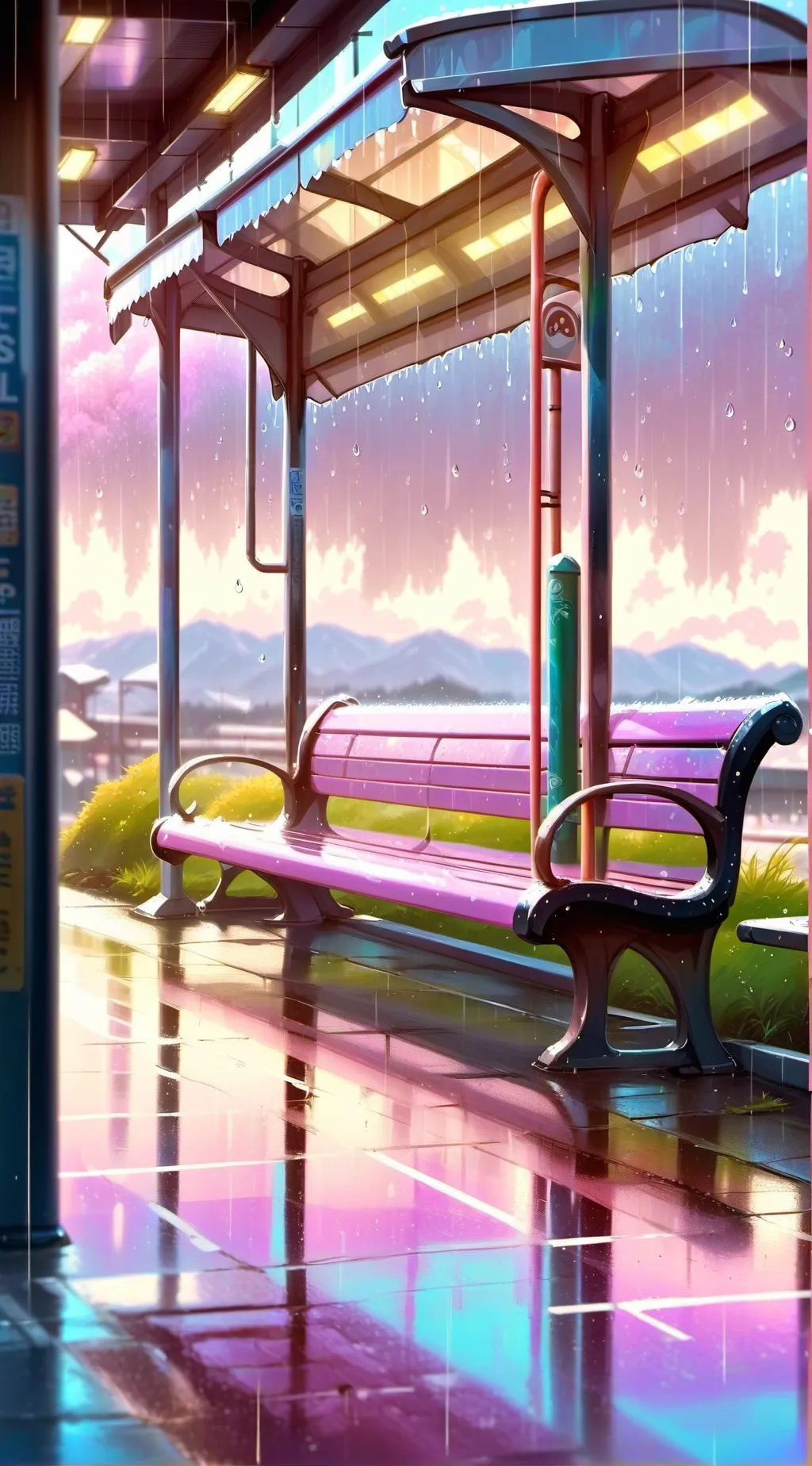 ai character: DurpleXLavenia background