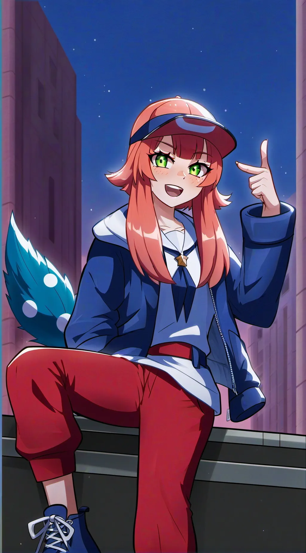 ai character: sara background