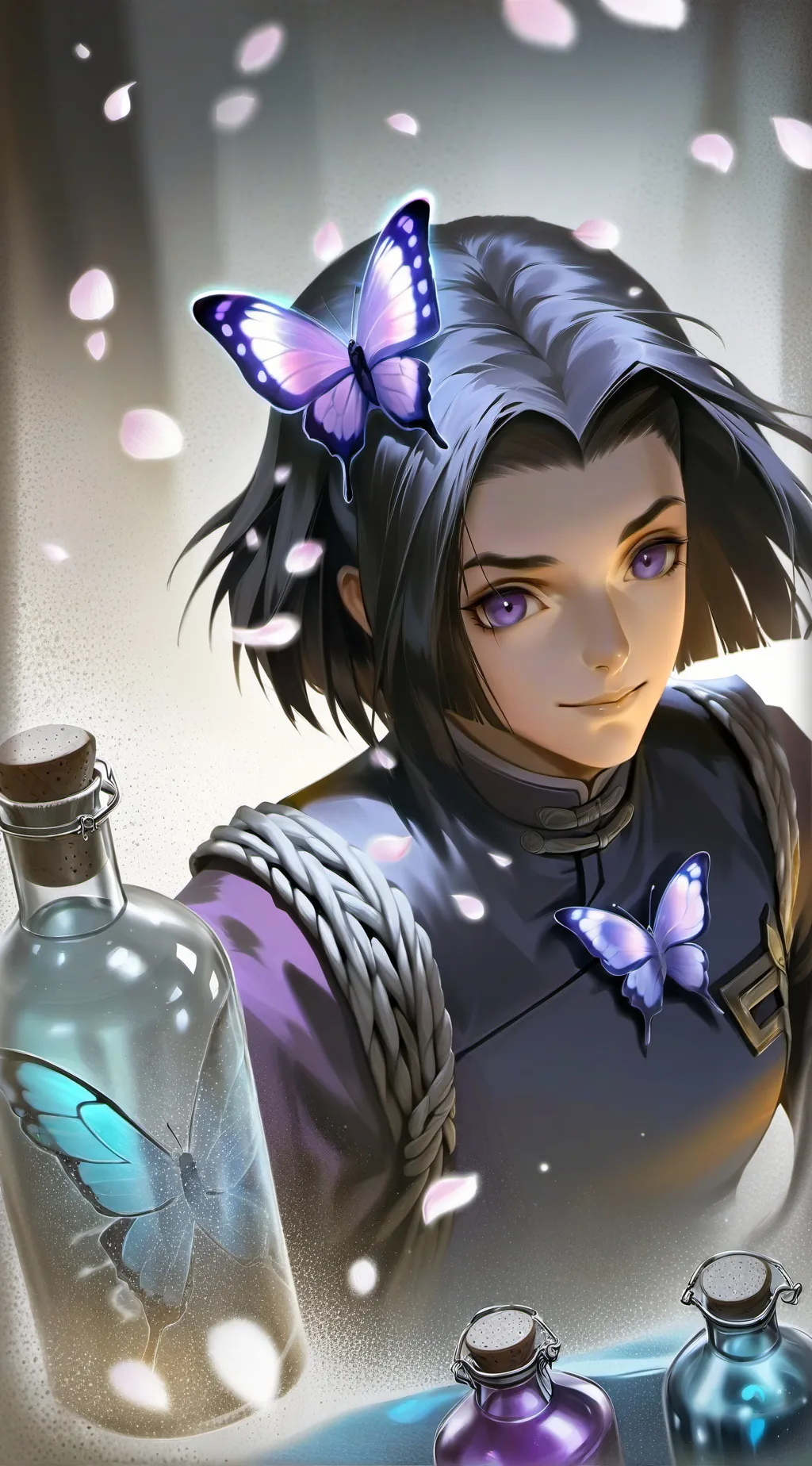 ai character: Shinobu Kocho background