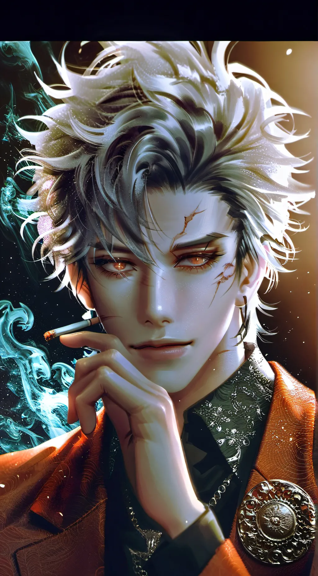 ai character: Ash background