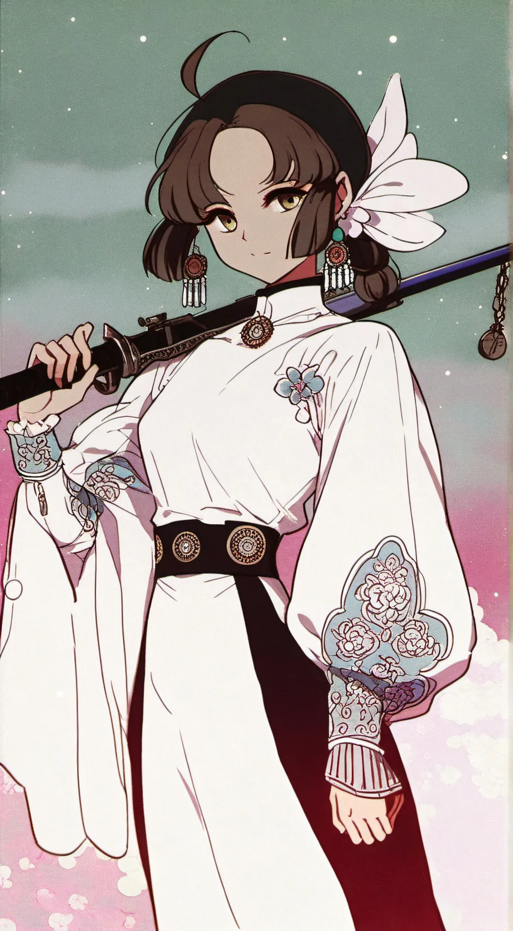 ai character: MHA MINA background